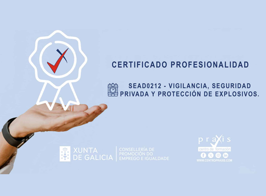 Certificado Profesionalidad: Protección de Explosivos.